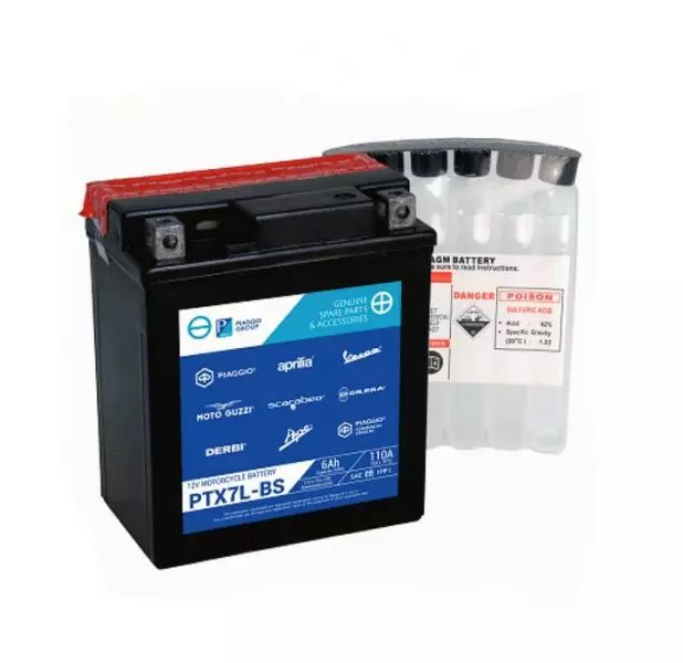 [1R000317] BATTERIA PTX7L-BS (12V 6AH